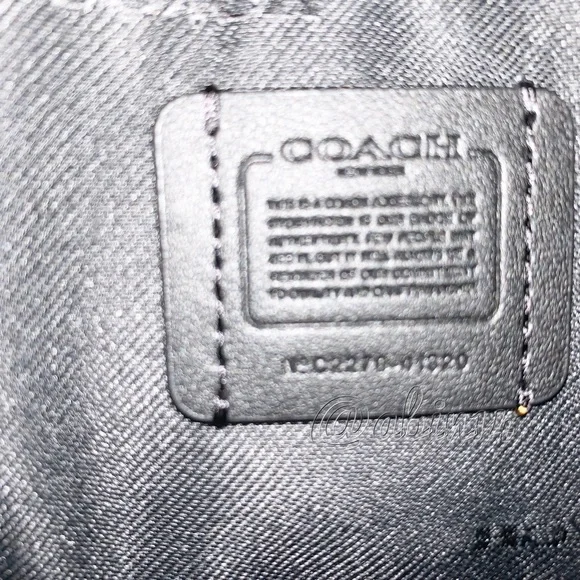 NWT Coach Black Leather Messenger Crossbody Bag Purse - Picture 4 of 6